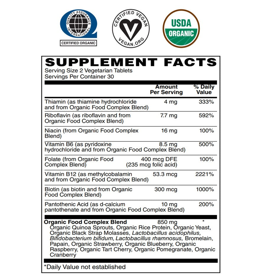Organic Whole Food B-Complex