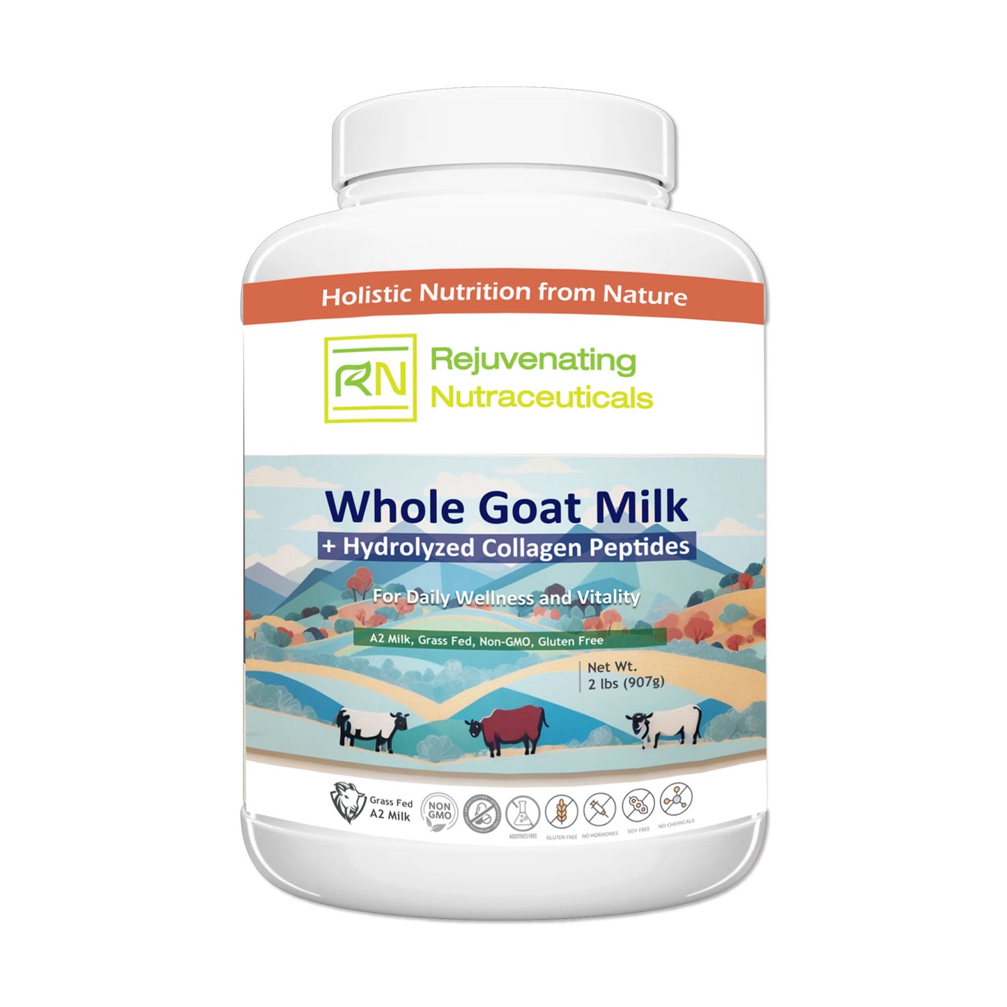 [Grass-Fed] Whole Goat Milk + Hydrolyzed Collagen Peptides