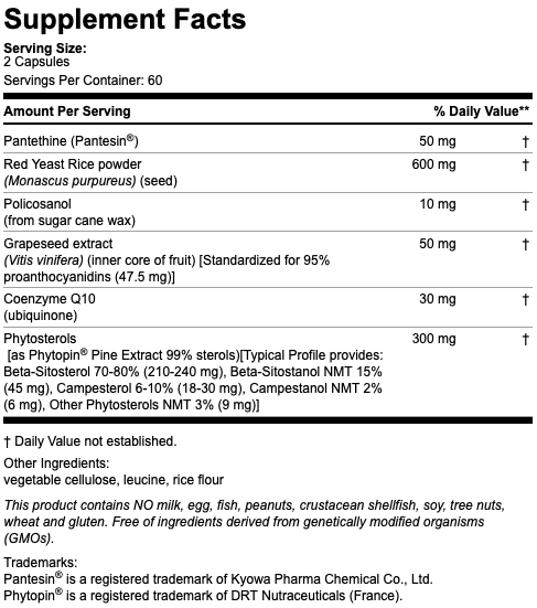 CholesterolCare 120 Vegetable Capsules