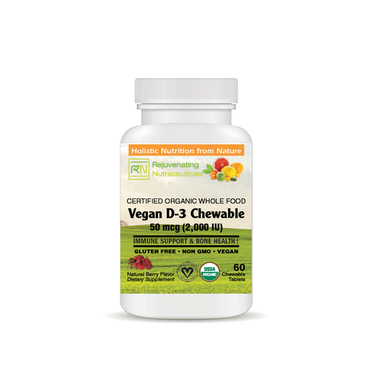 Certified Organic Whole Food Vitamin D-3 Chewable