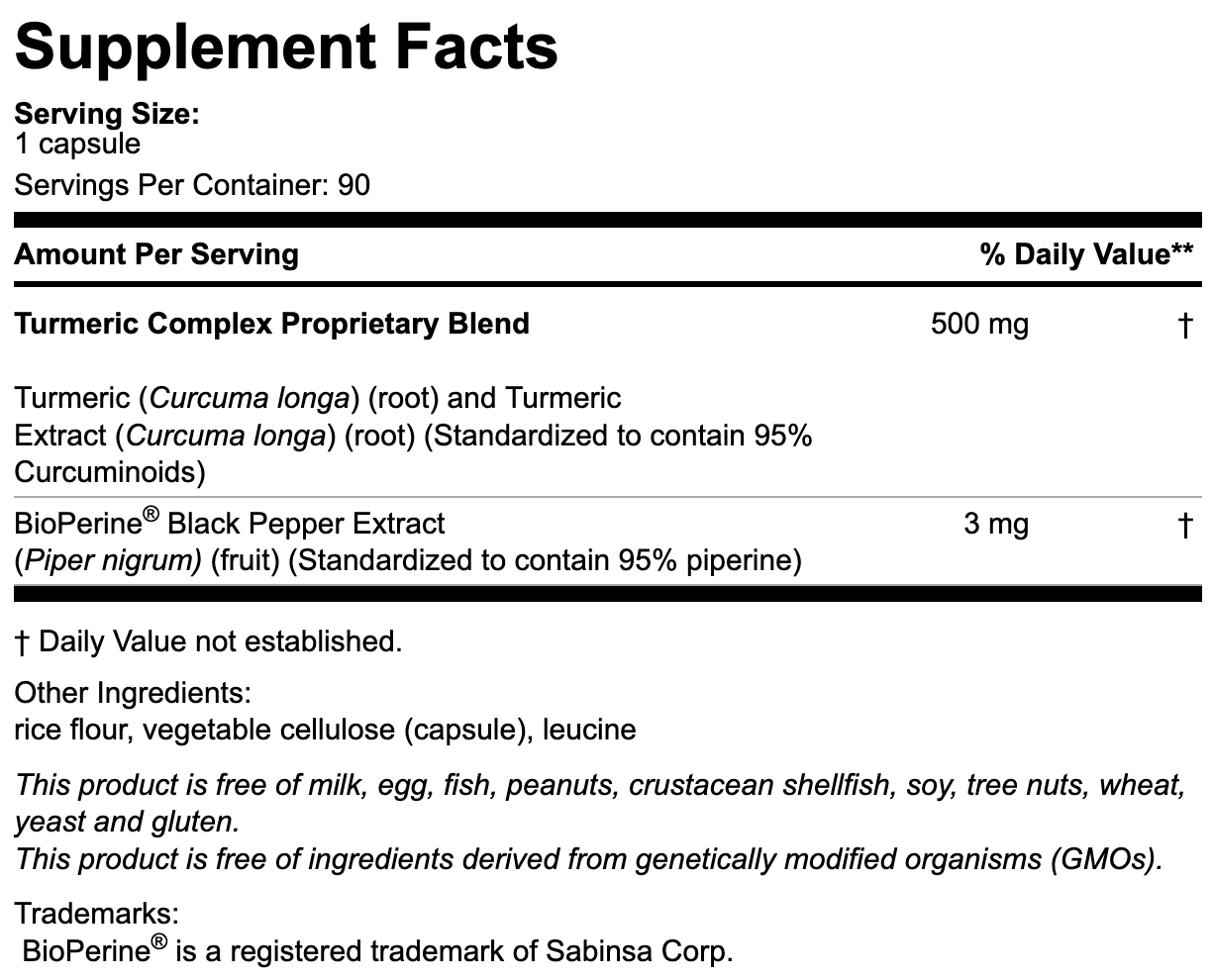 Curcumin Synergy