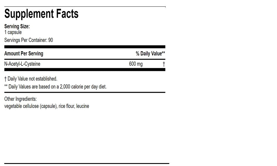 N-Acetyl-L-Cysteine 600mg